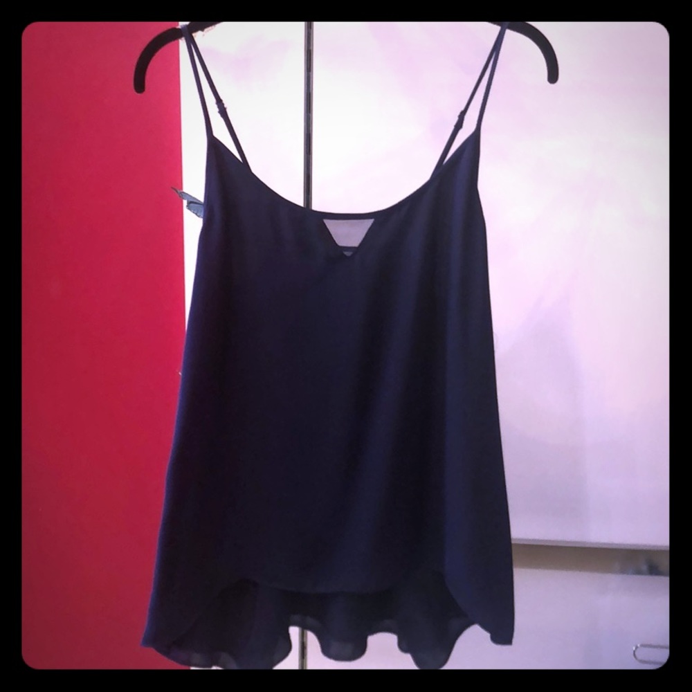 Haute hippie navy camisole tank top